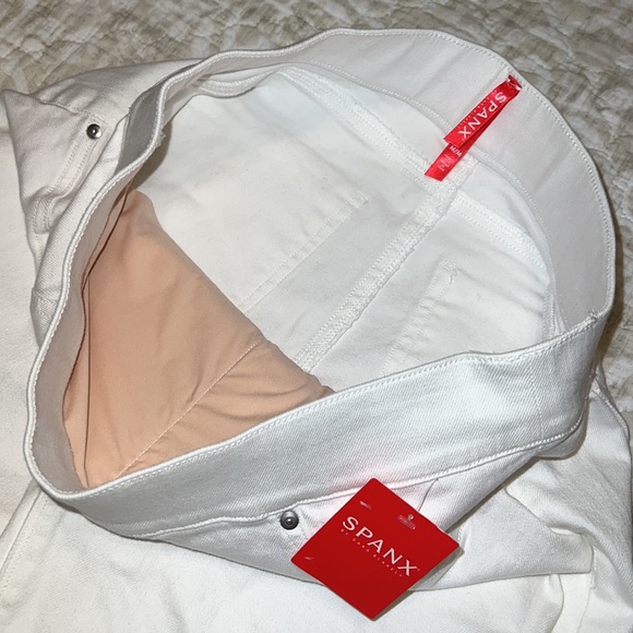 Spanx distressed white skinny jeans - Picture 6 of 12